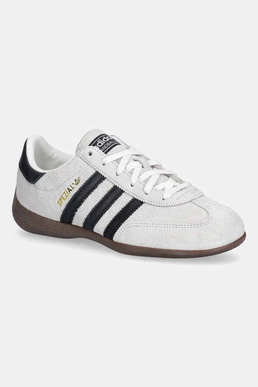 Kožené tenisky adidas Originals Handball Spezial Lo Pro šedá farba, KJ3628