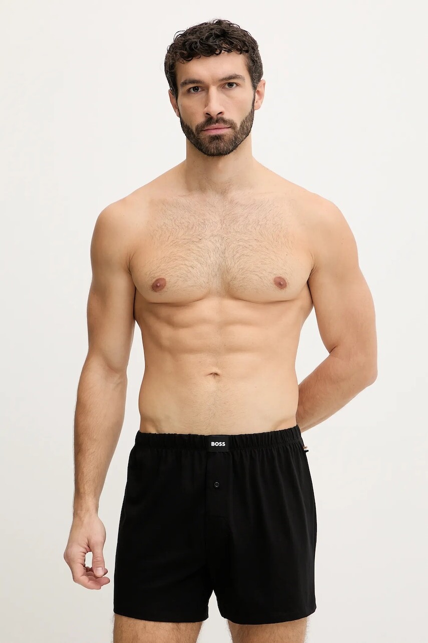 Boxerky BOSS 2-pak čierna farba, 50544380