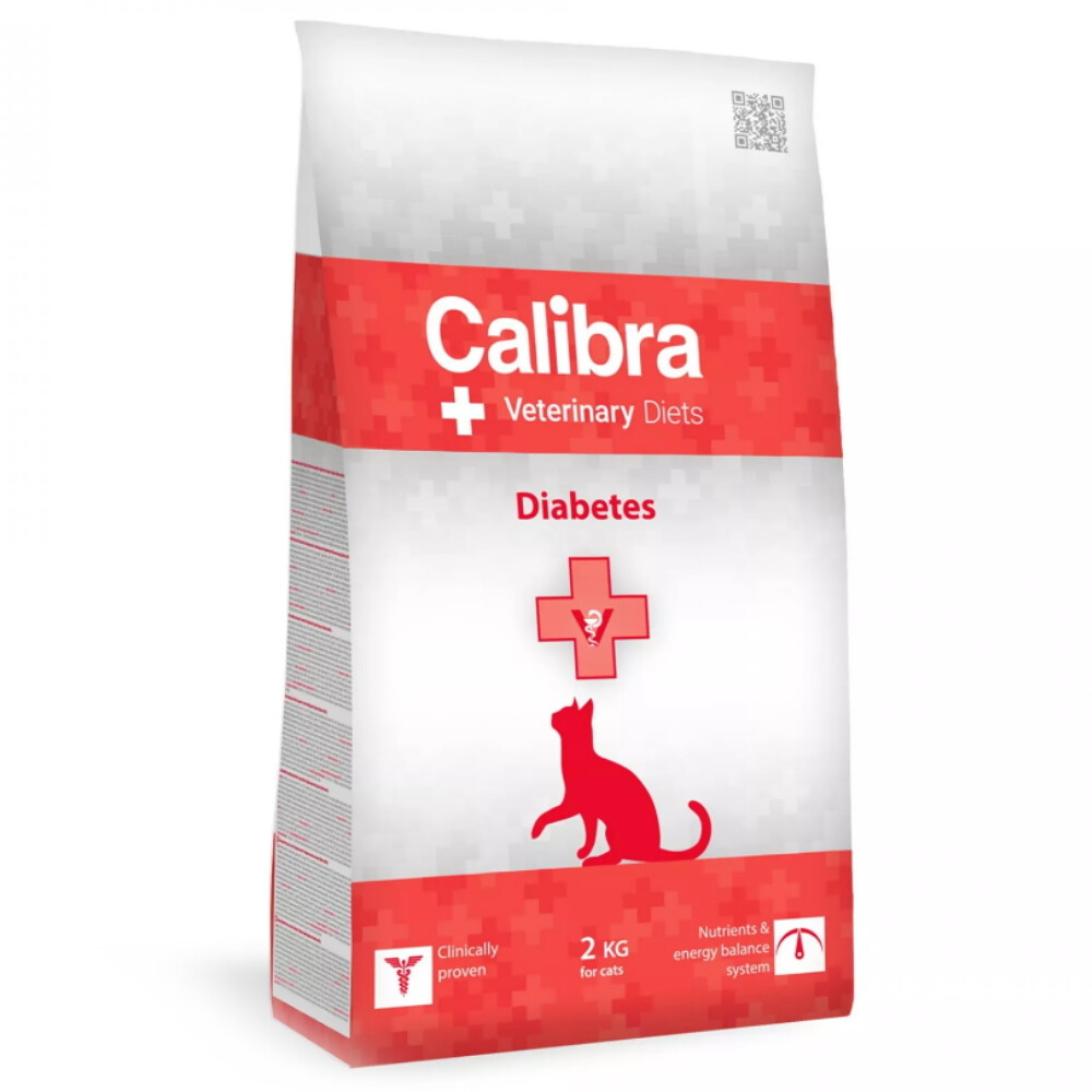 CALIBRA Veterinary Diets Diabetes granuly pre mačky, Hmotnosť balenia: 5 kg