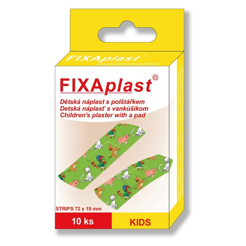 FIXAPLAST náplasť KIDS strip 10 kusov
