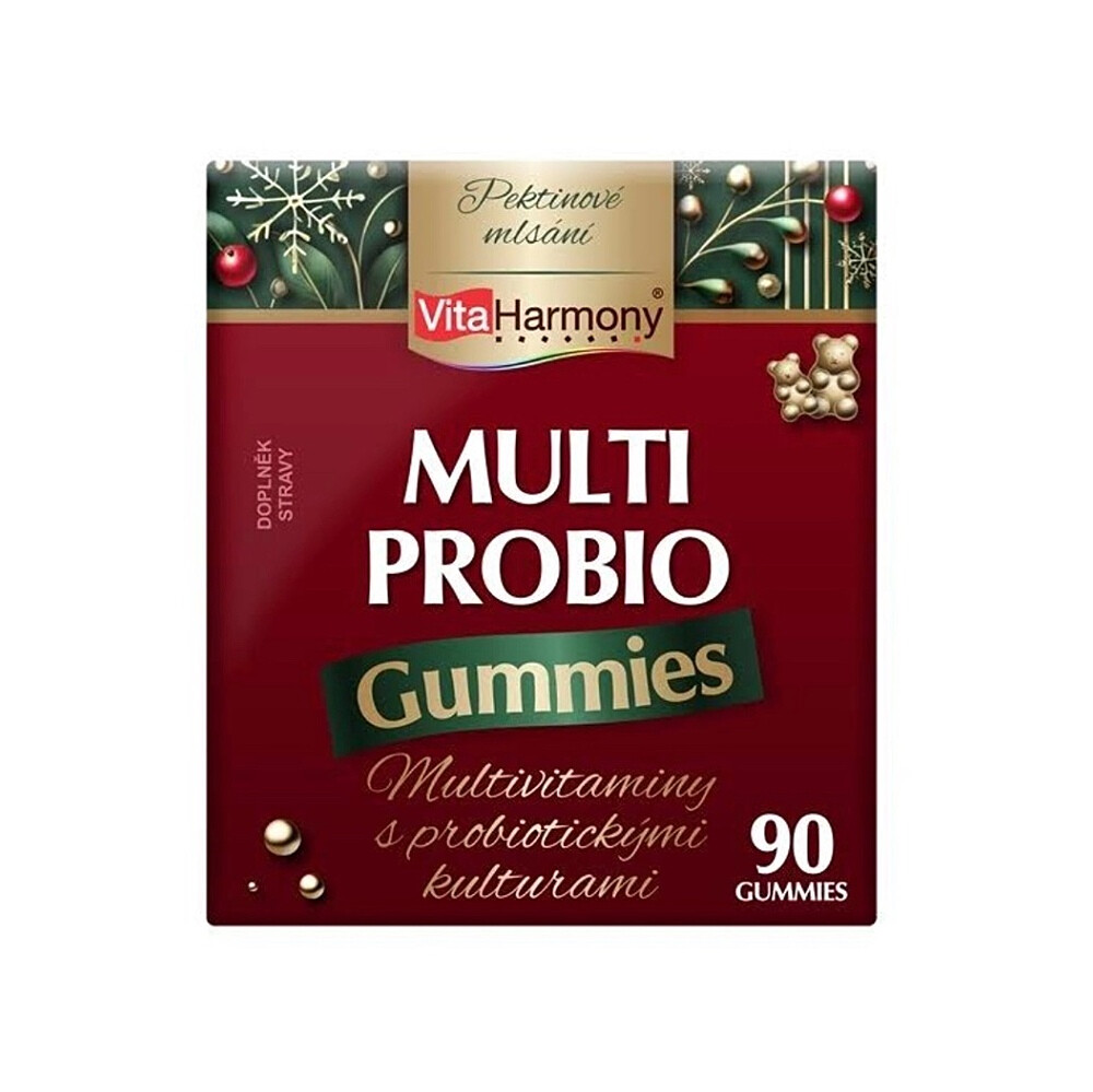 VITAHARMONY MultiProbio vianočné balenie 90 gummies