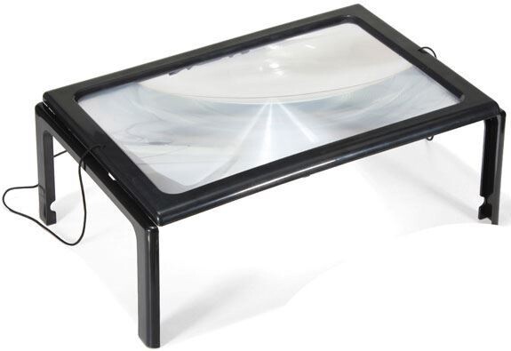 Čítacia lupa A4 v rámčeku s LED svetlom TIPA 2121