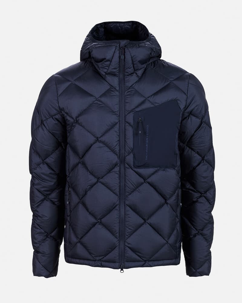 Pánska páperová bunda The Mountain Studio ULTRALIGHT DOWN HOOD JACKET