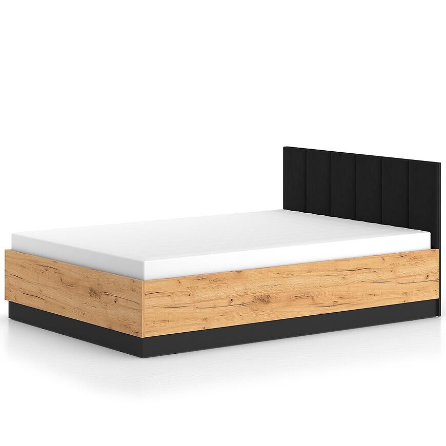 Posteľ s výklopným mechanizmom Urso 1301 dub Craft zlatý/čierna