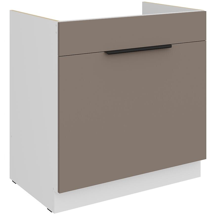 Kuchynská skrinka Aria-Ta/Wh Anti Fingerprint 80zl 1s Bb