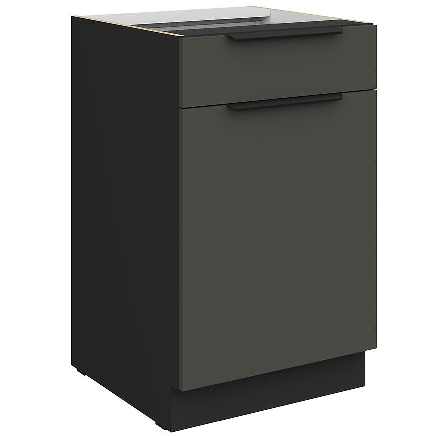 Kuchynská skrinka Aria-Gr/Bl Anti Fingerprint 50d 1f 1s Bb