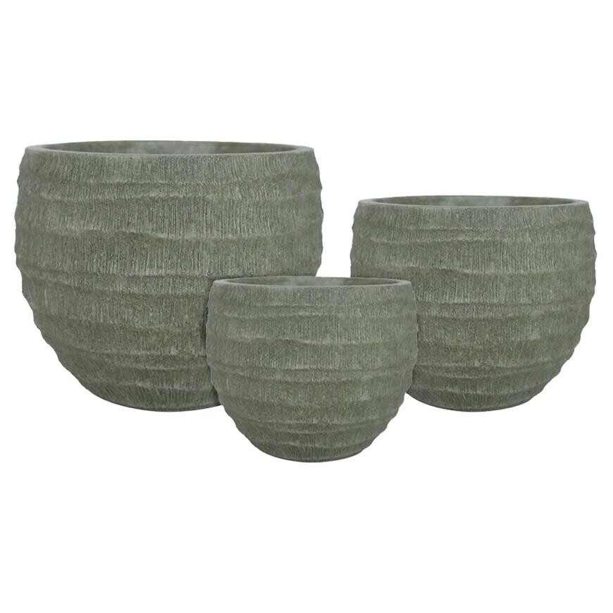 Kvetináč LT14555-3S 50x50x38 zelený P162