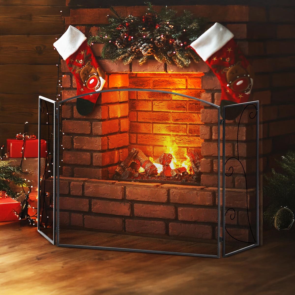 Krbová zábrana, zdobená