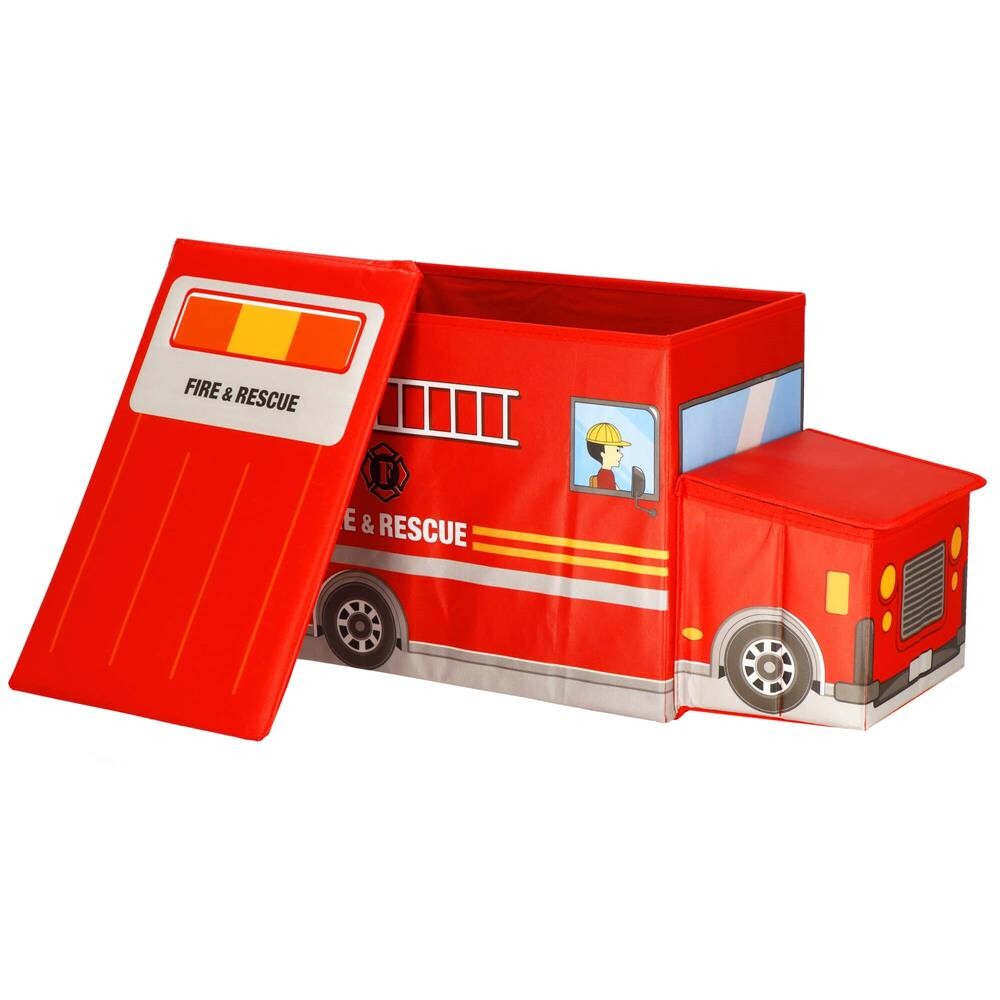 Úložný kôš - 55 X 26 X 32 CM - hasičské auto