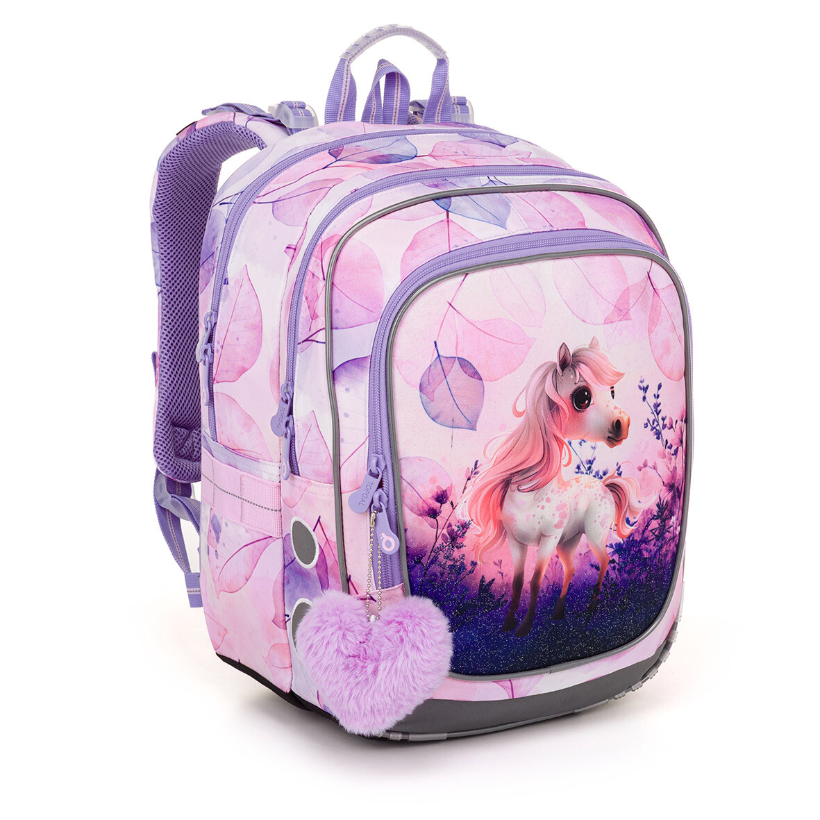 Ľahká školská taška s koníkom Topgal ENDY 25073