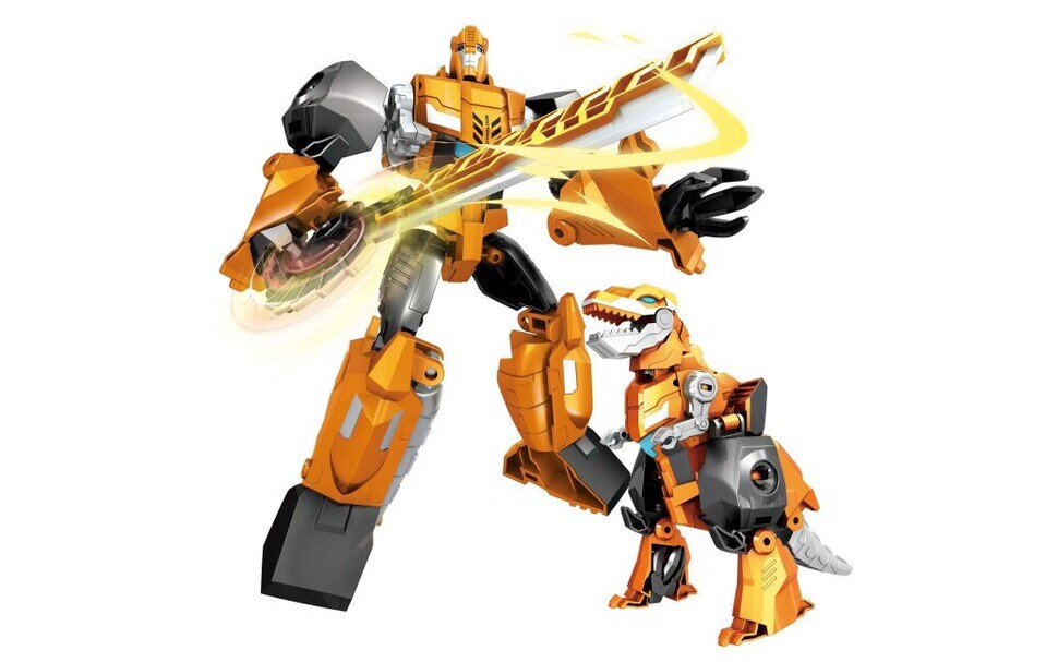 Dinorobot T-REX žltý 19cm