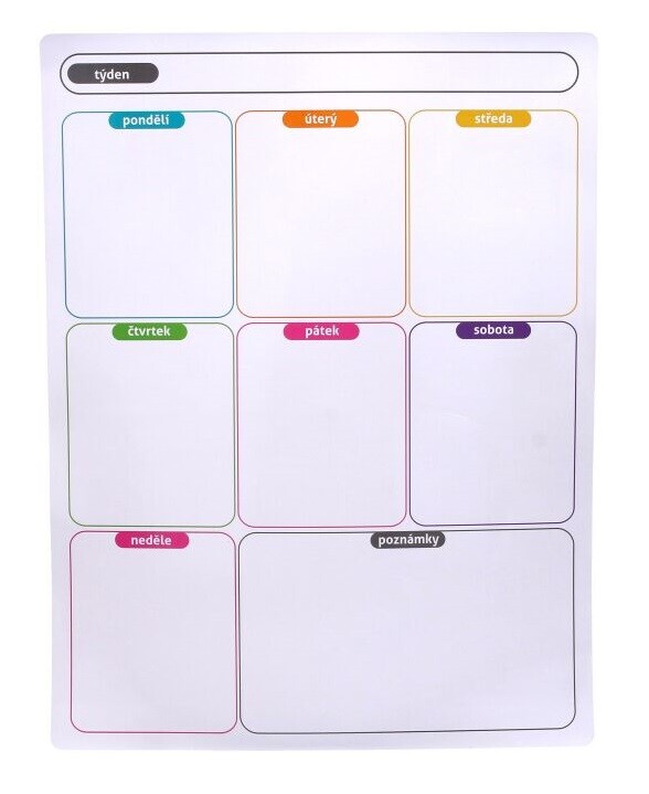 Kalendár plánovací týždenní 43x33cm