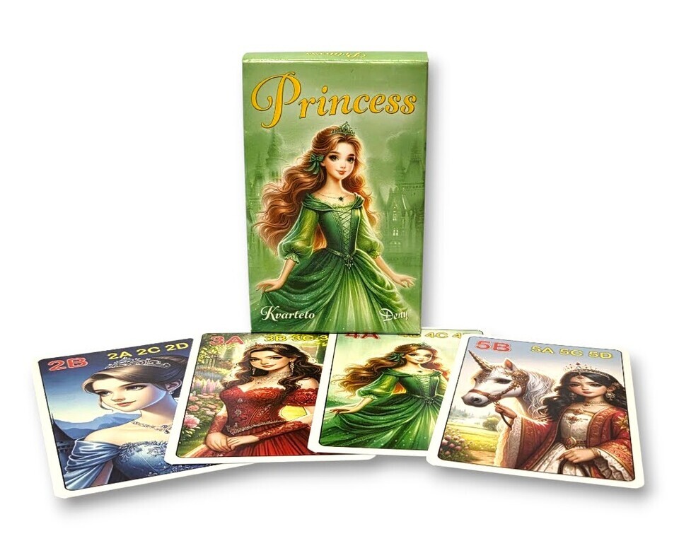 Kvarteto aktivity 32 kariet Princezné