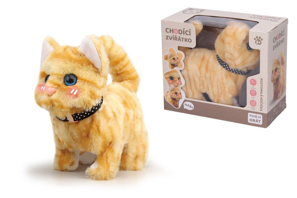 Mačka chodiaca 16cm
