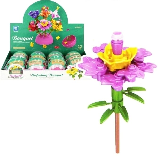 Stavebnica kvety mix