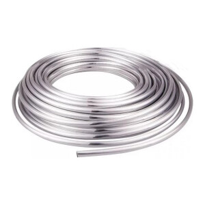 Chrómová nasúvacia lišta na dvere auta - 8x6mm / 20m