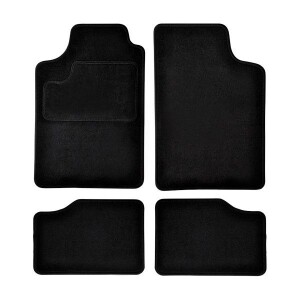 Textilné autorohože - čierne UNI I (4ks)