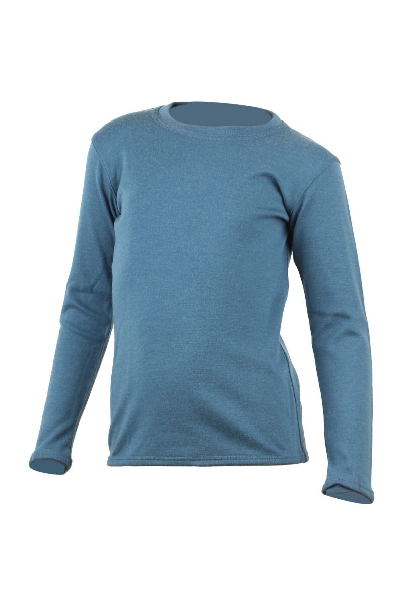 Lasting snop 5454 modrá vlnená merino mikina Veľkosť: 120 8595067893020