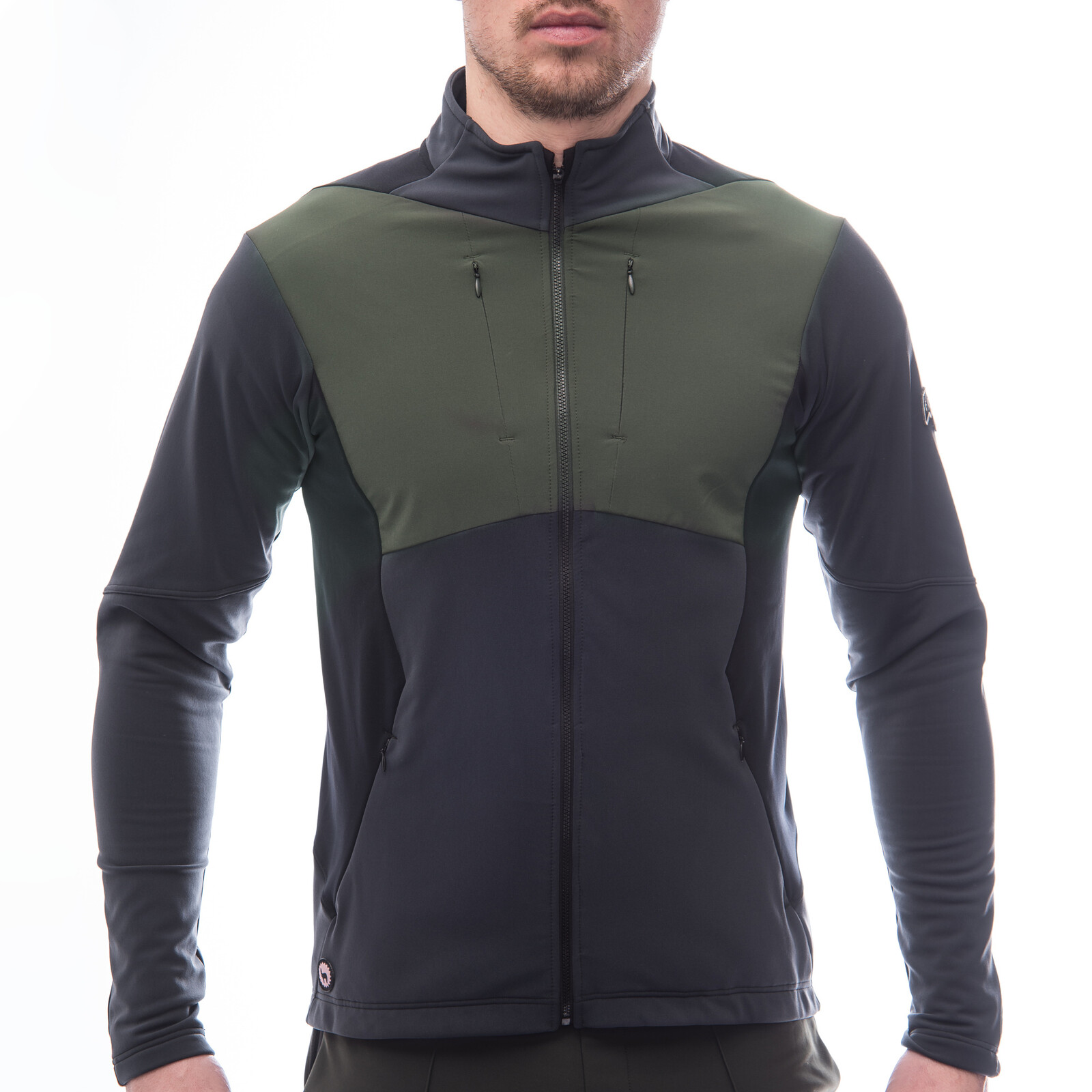 Fresh Trash Men's Cross Point Jacket grey/olive/black Veľkosť: L 8592837091723