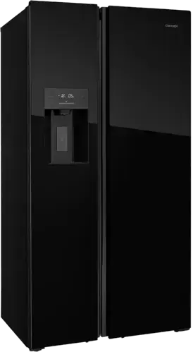 CONCEPT Americká chladnička s výrobníkom ľadu LA7691BC BLACK