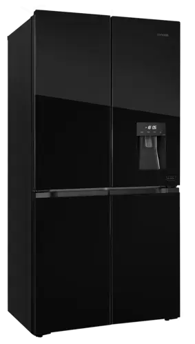 CONCEPT Americká chladnička s dávkovačom vody LA8891BC BLACK