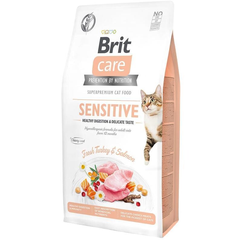 Brit Care Cat Grain-Free Sensitive Healthy Digestion & Delicate Taste