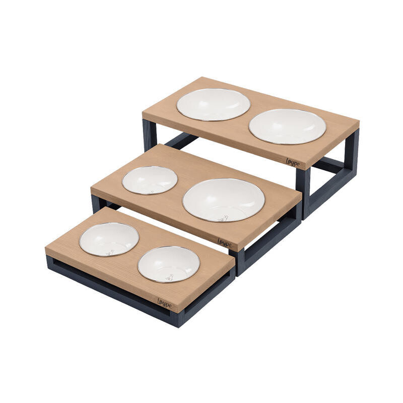 Stojan na misky S lakovaný