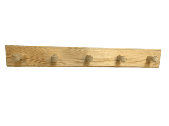 Drevený vešiak - 5 kolíky