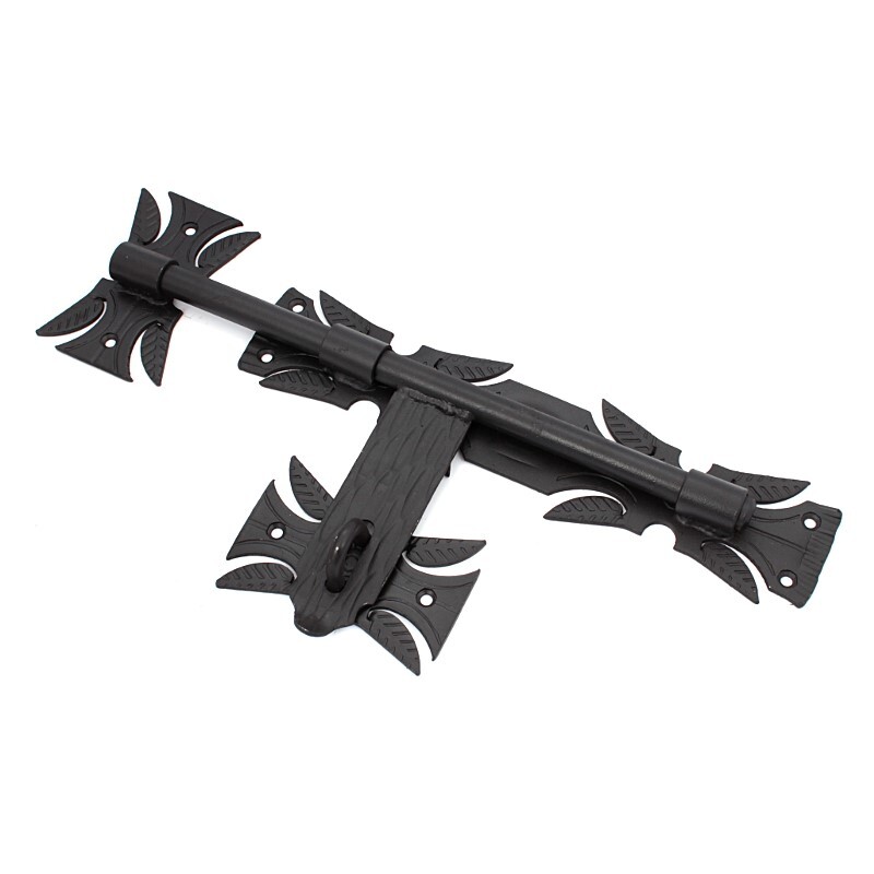 Dekoratívna zástrč na bránu/dvere JNS 35 cm - čierna