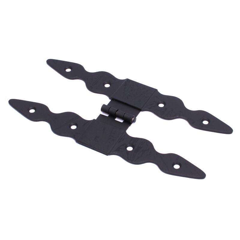 Dekoratívne stredové pánty GOORAL 10x23,5 cm - čierne