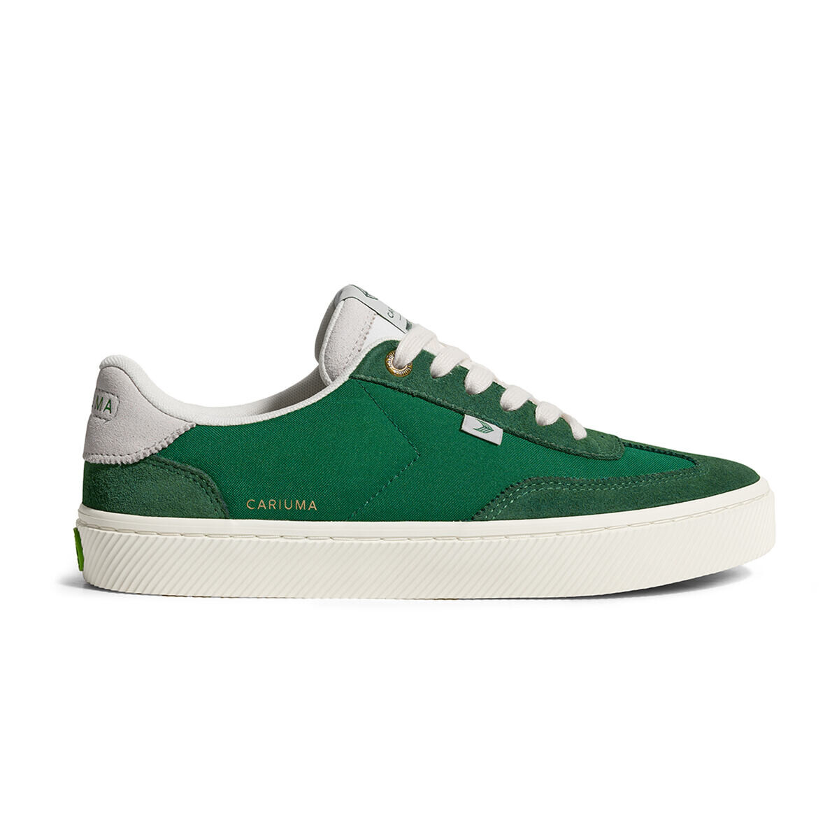 Pánské volnočasové boty Cariuma TOCA Abundant Green Suede Green Nylon Sneaker