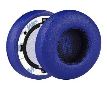 Náhradné náušníky pre slúchadlá JBL E35, E45, E45BT - Tmavo modré, kožené