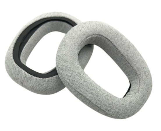 Náhradné náušníky pre slúchadlá Logitech Zone vibe 100 - Šedé, látkové