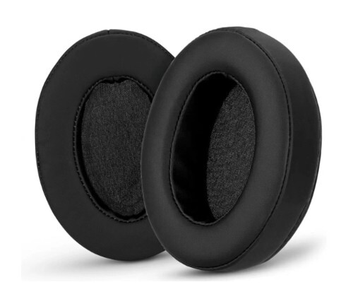 Náhradné náušníky pre slúchadlá Pioneer SE-M521, SE-M531, SE-M555V - Kožené, čierne