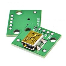 Mini USB adaptér na DPI pre DPS