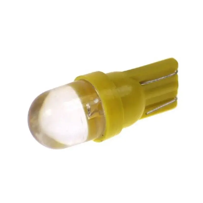 LED 10mm pätica T10, W5W - Žltá