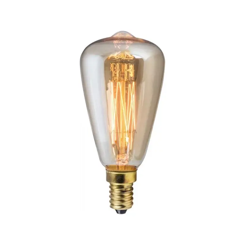 Dizajnová retro žiarovka Edison T1 40W, pätica E14