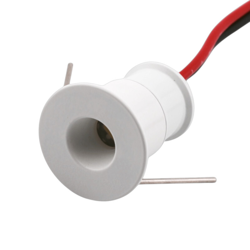 LED-15 mini podhľadové svietidlo 1W, biele, Biela 30°