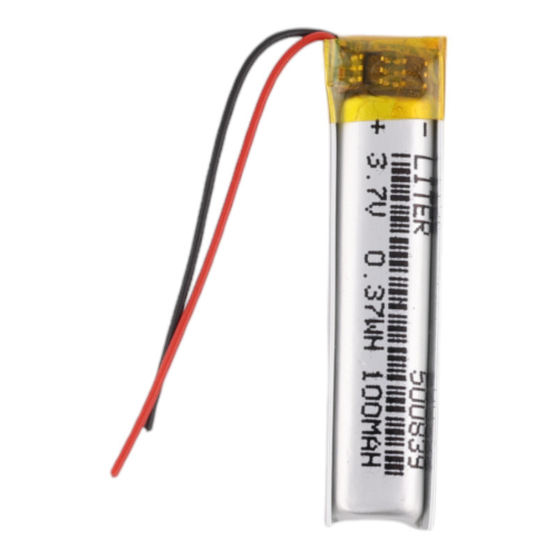 Li-Pol batéria 100mAh, 3.7V, 500839