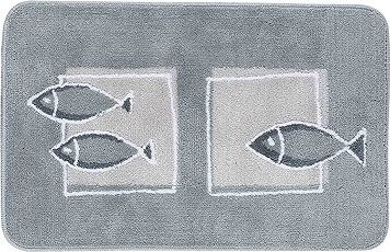 Spirella Koupelnová předložka Andros 55 × 85 cm šedá