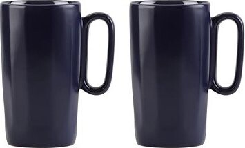 Vialli Design Hrnček keramický, 330 ml, 2 ks, navy_FUORI 30107