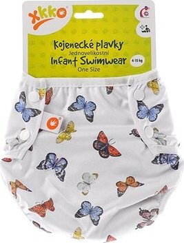 XKKO Jednoveľkostné dojčenské plavky Butterflies