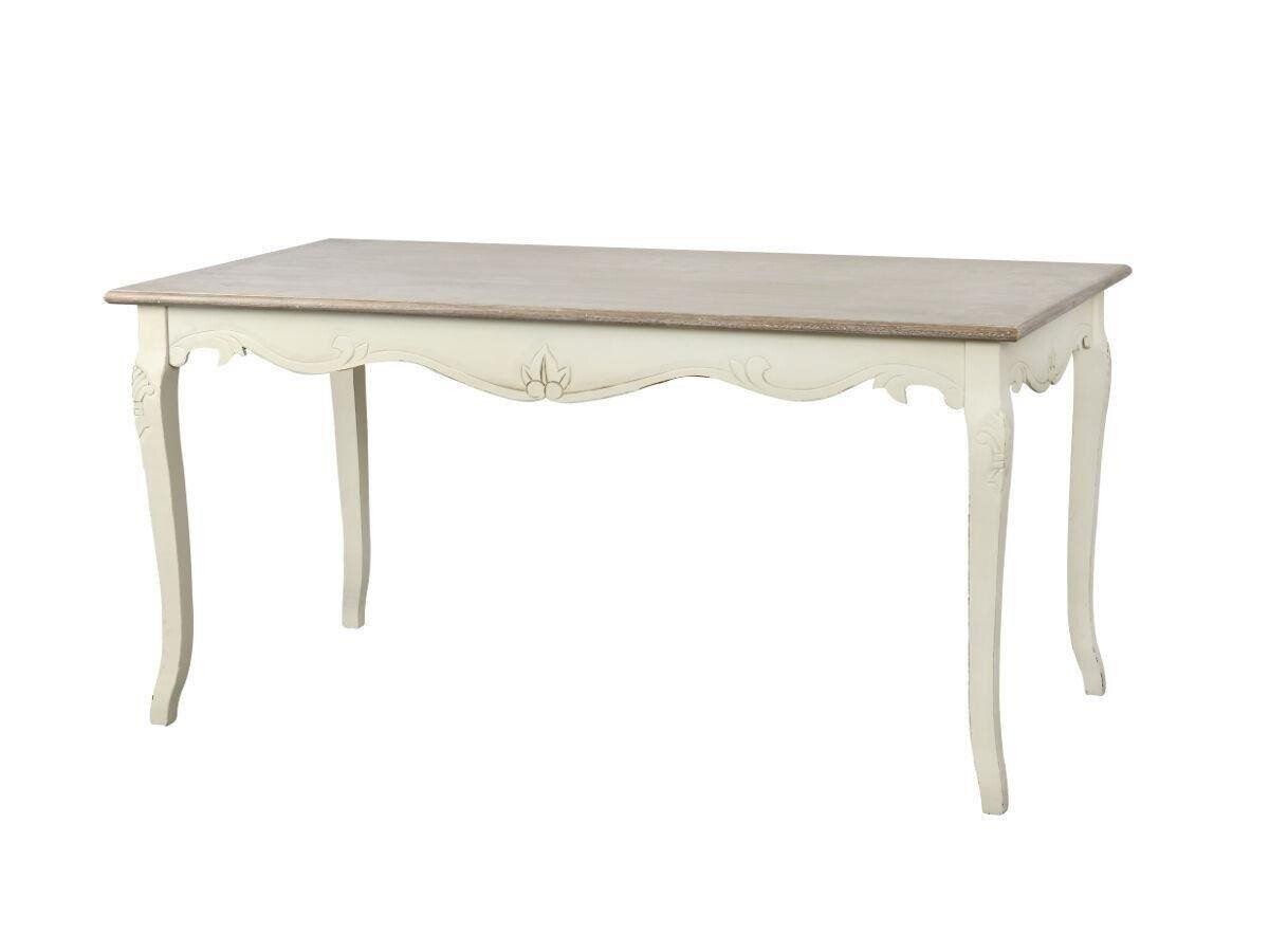 Jídelní stůl Rimini 160 cm z masivu krémový