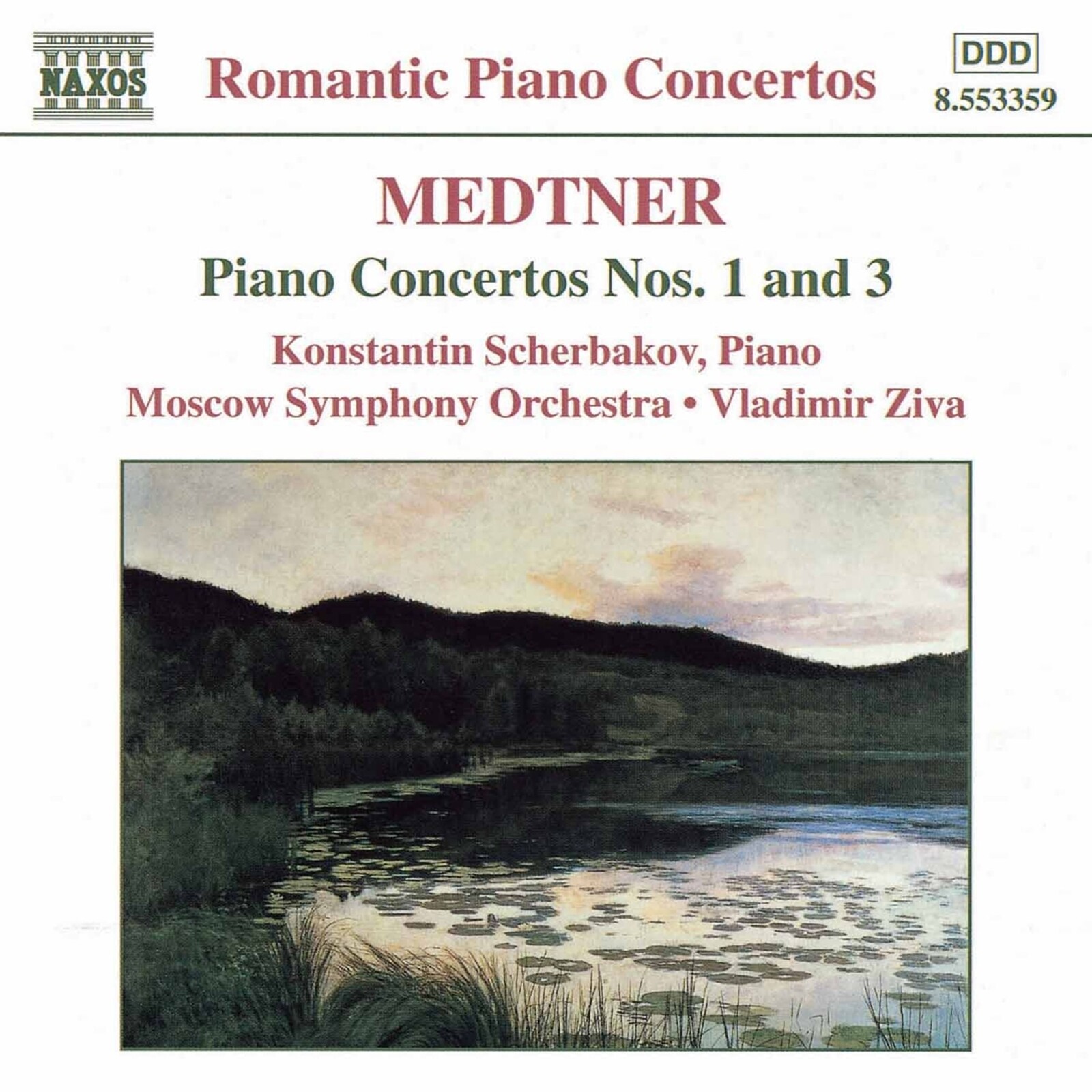 Nikolai Medtner, PIANO CONCERTOS NO.1&3, CD