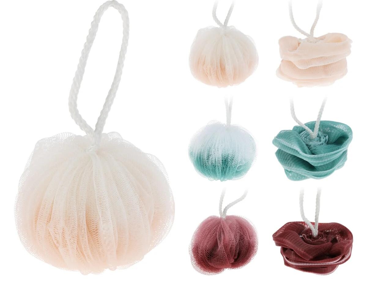 MAKRO - Žinka kúpeľňová LOOFAH 12cm rôzne farby