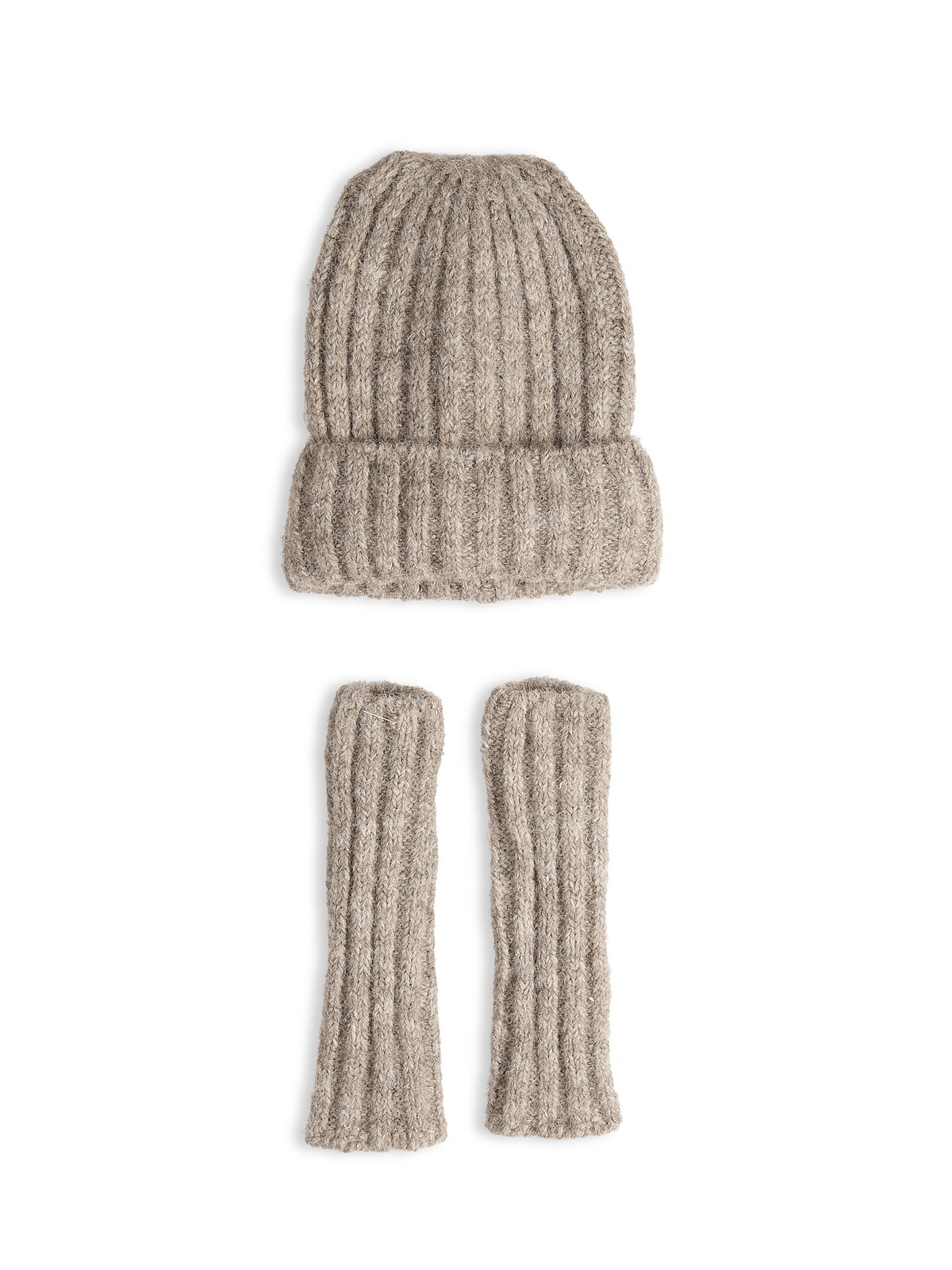 GATE Set vlnenej čiapky a rukavíc