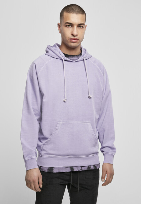 Urban Classics Overdyed Hoody lavender - 5XL