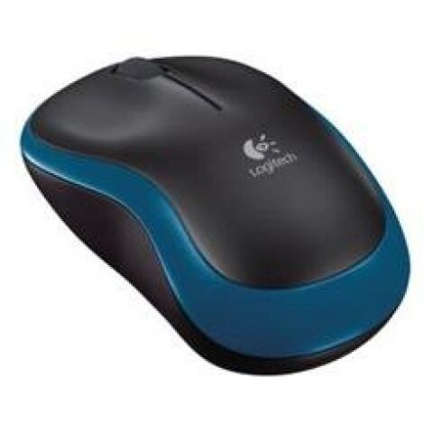 Logitech M185 - bezdrôtová myš - modrá 910-002236