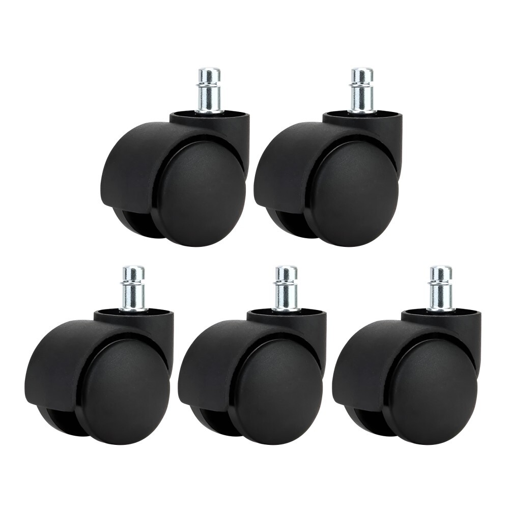 KONDELA Koliesko Typ 1 koliesko (5 ks) čierna