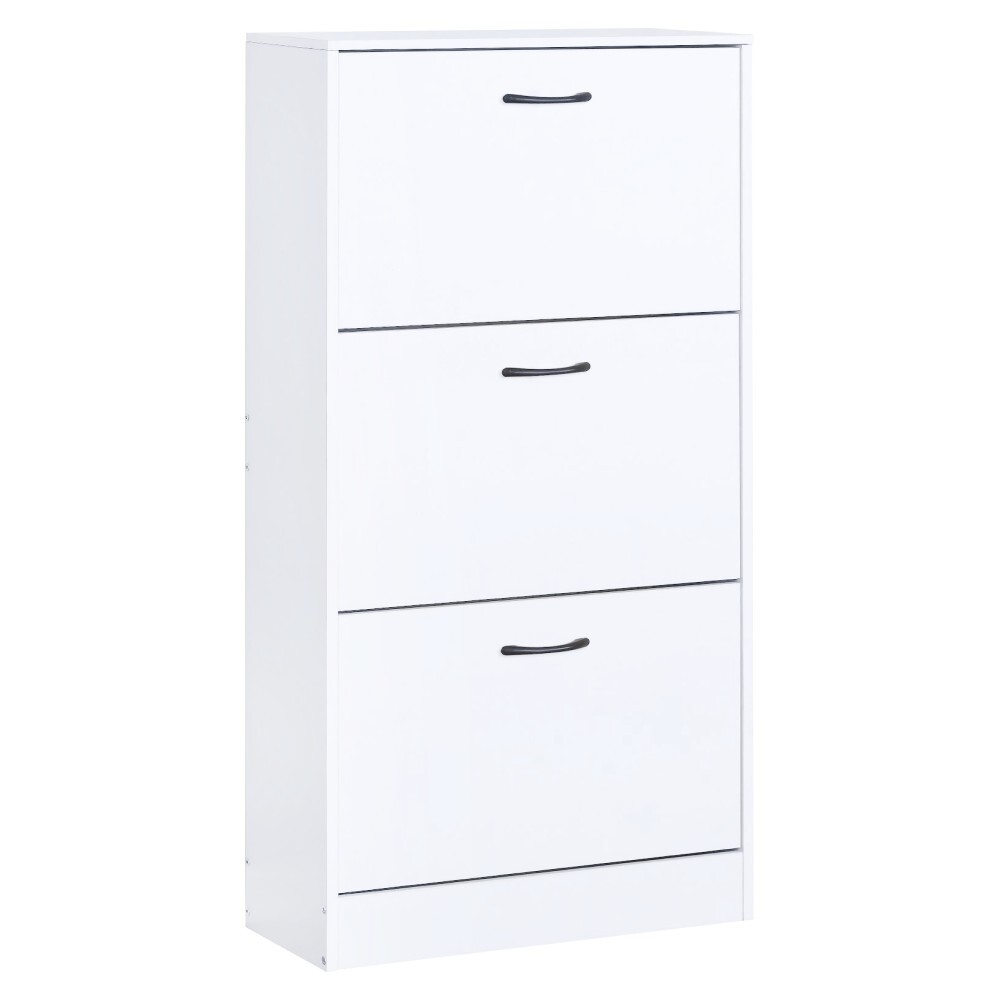 KONDELA Botoria botník (skrinka na topánky) biela